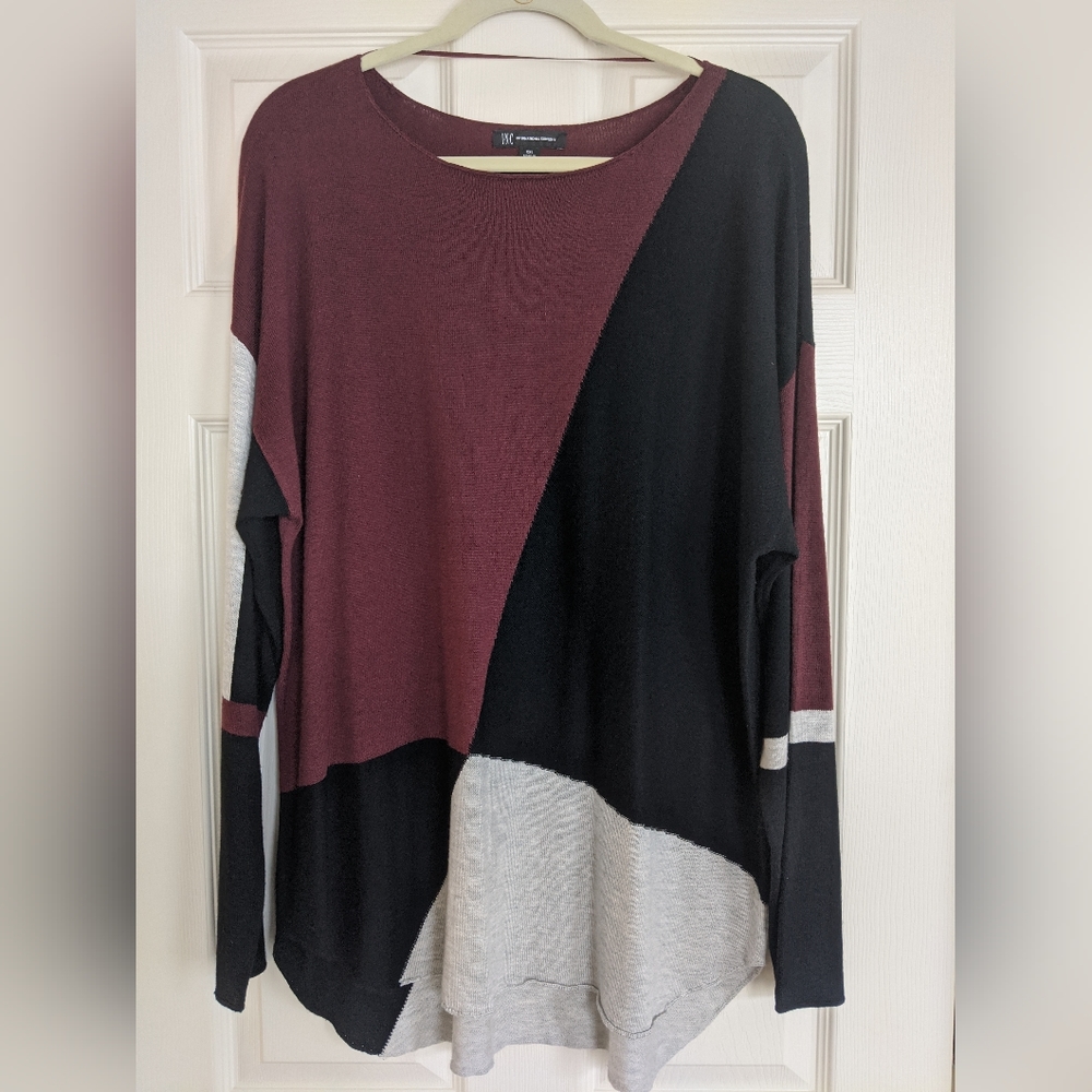 INC Colorblock Sweater, EUC